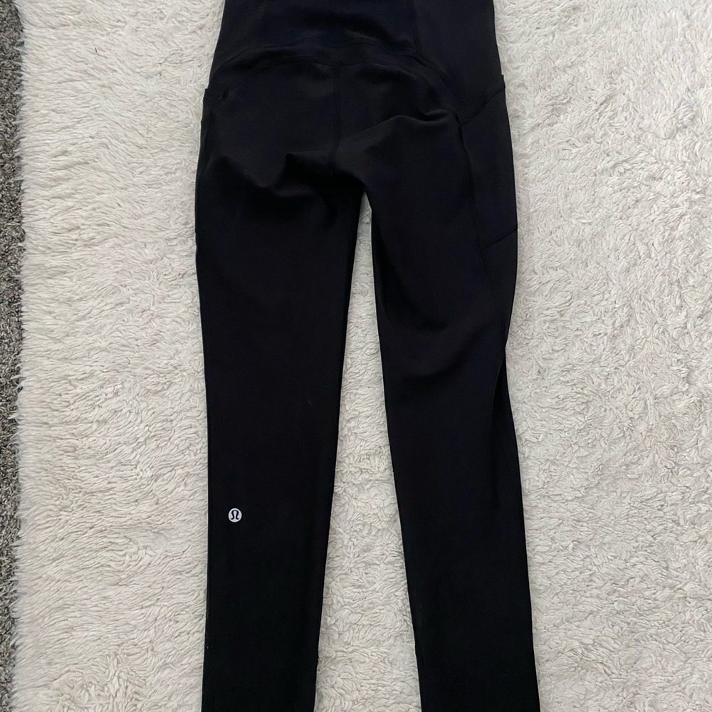 Lululemon Black High-Waisted Leggings 0
